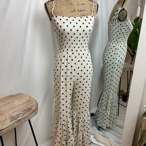 polka dot jumpsuit